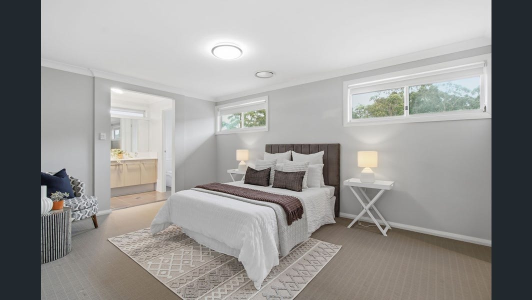 The Ponds master bedroom styled by Orchid Home Styling